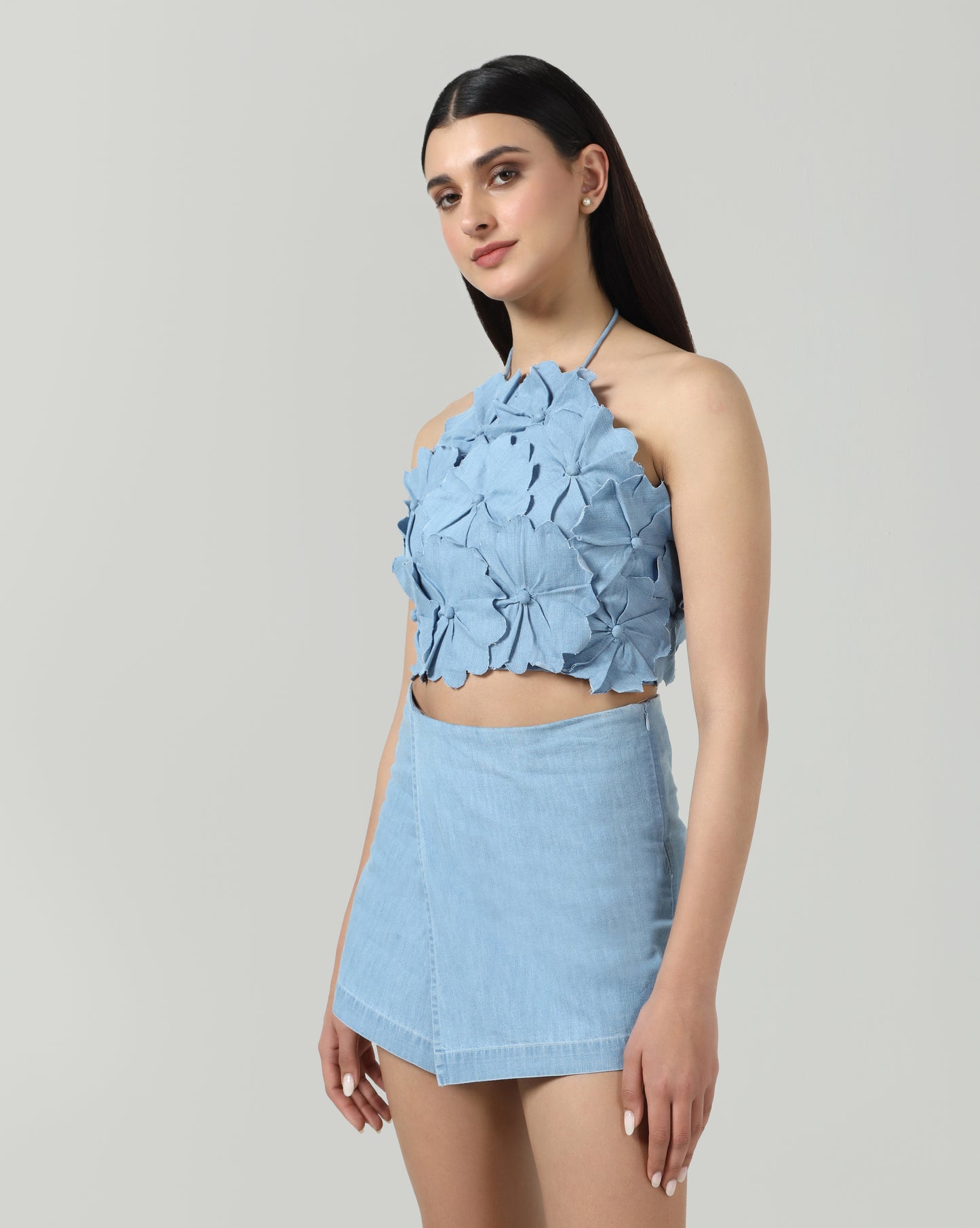 Denim Skort
