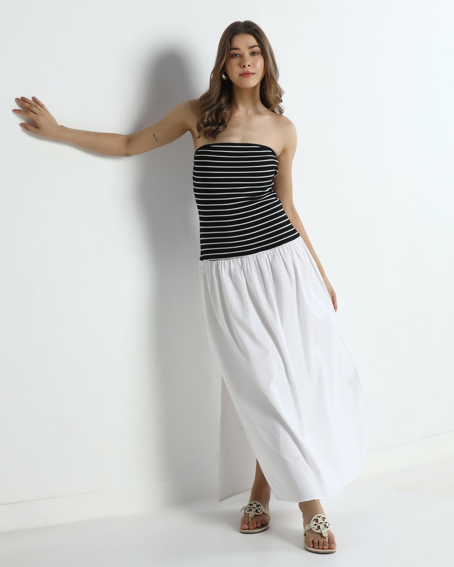 Riviera Stripe Maxi Dress