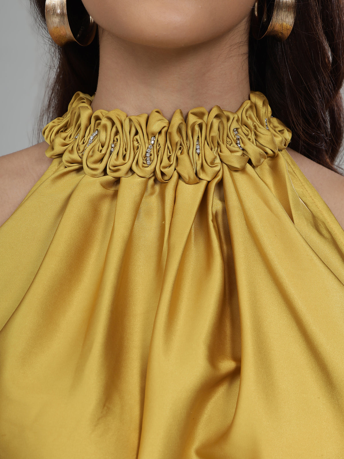 Mustard Gold Drape Set