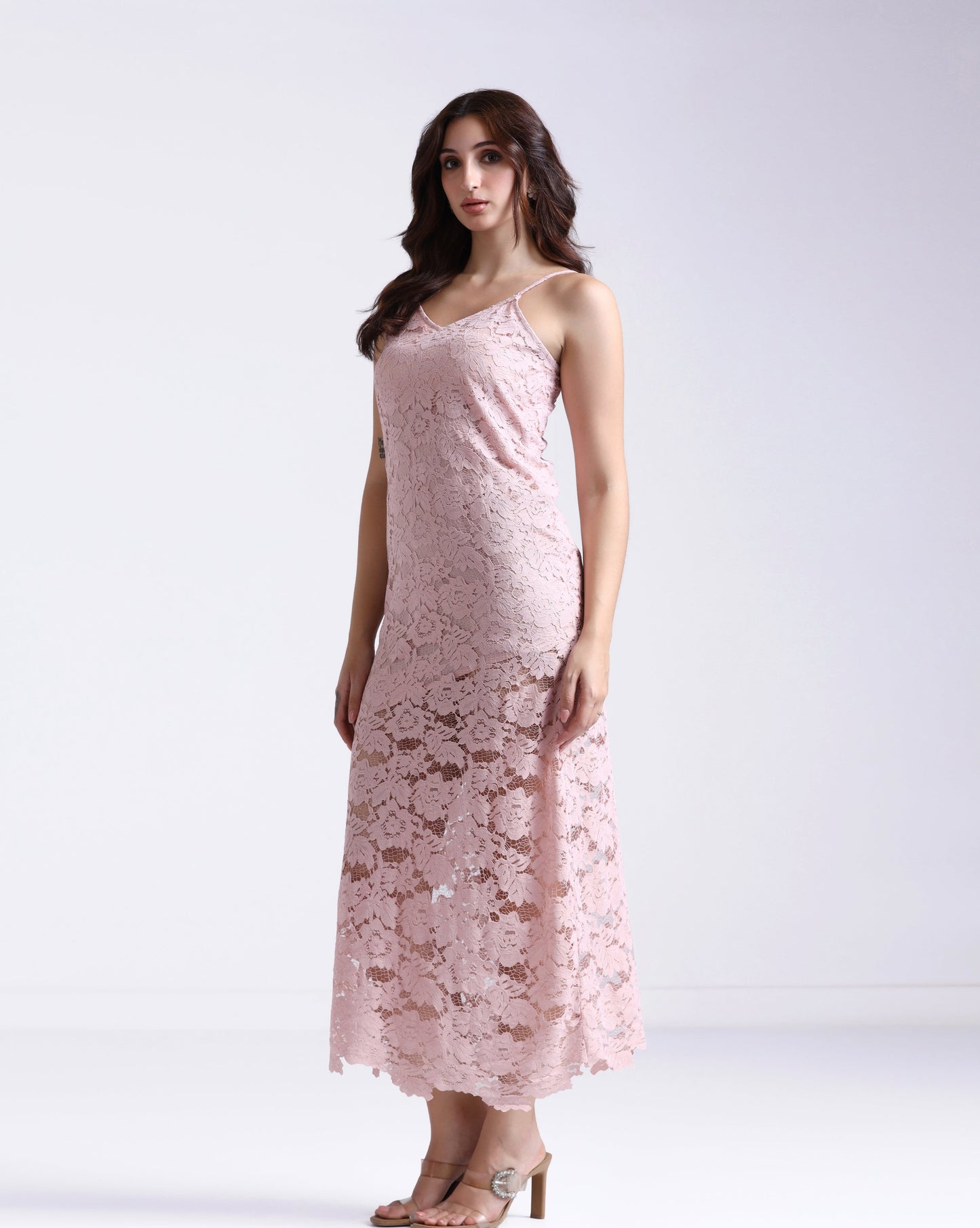 Rose Lace Maxi