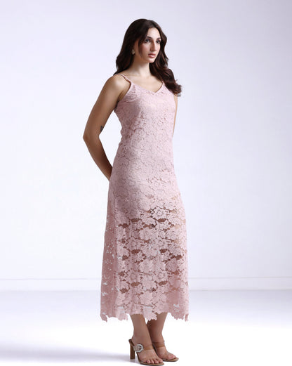 Rose Lace Maxi