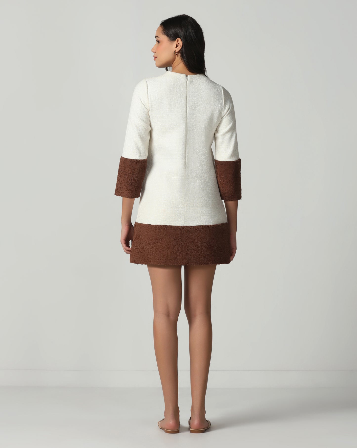 Snow & Cocoa Tweed Dress