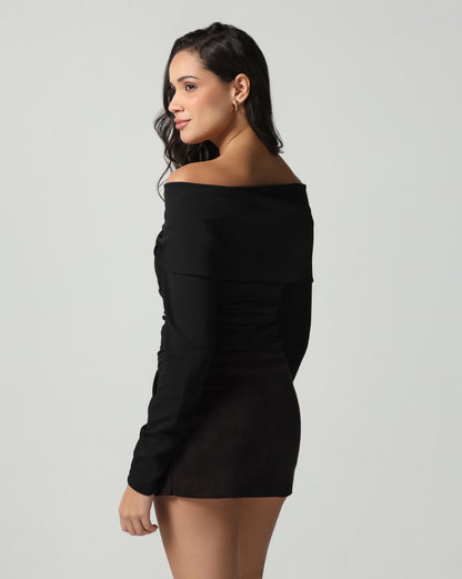 Cross-Front Off Shoulder Top