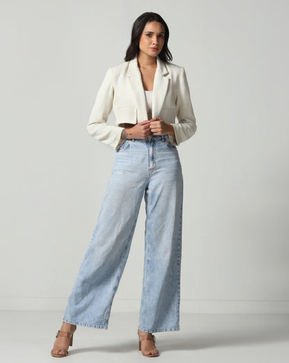 Pearl Tweed Crop Jacket