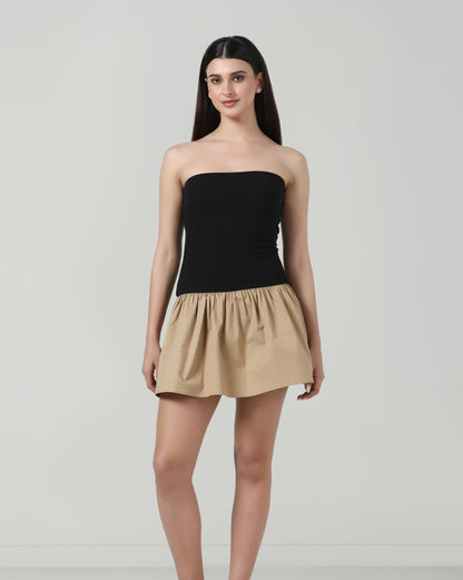 Two Toned Tube Dress