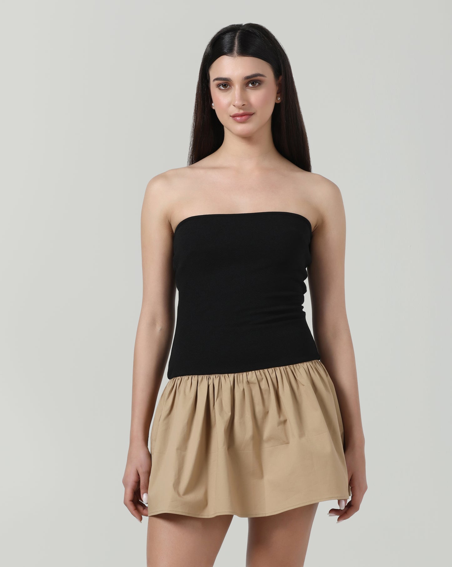 Two Toned Tube Dress