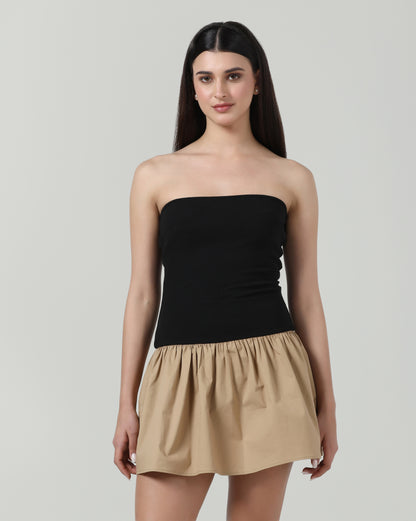Two Toned Tube Dress