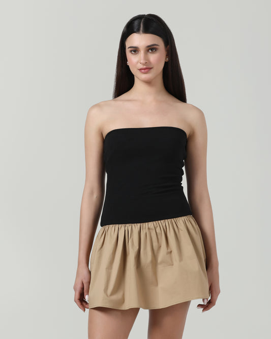 Two Toned Tube Dress