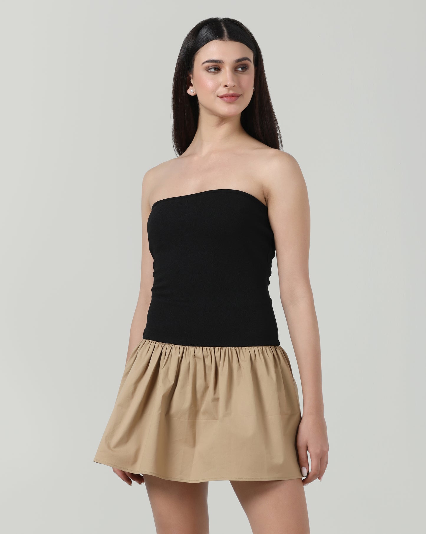 Two Toned Tube Dress