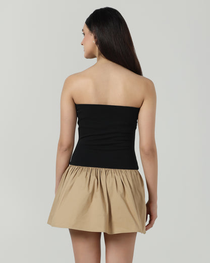 Two Toned Tube Dress