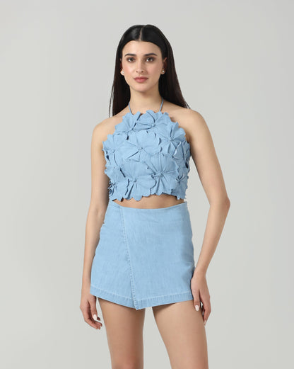 Bloom Denim Top