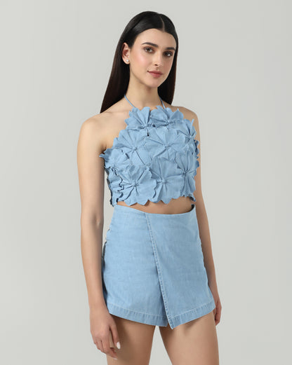 Denim Skort