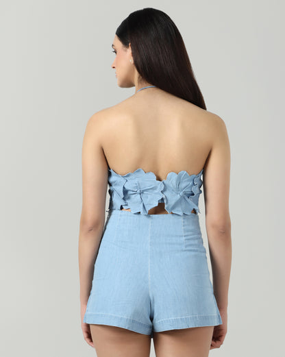 Bloom Denim Top