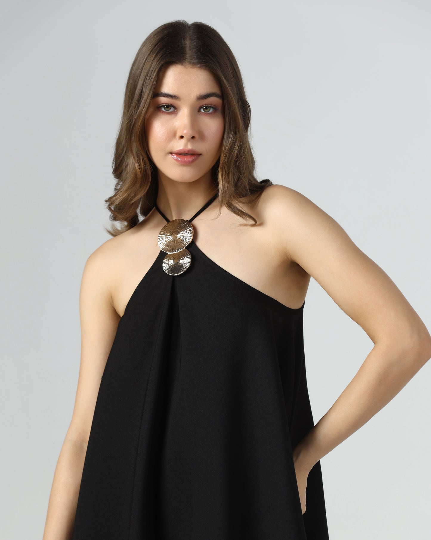 Lumi Neck Detail Playsuit