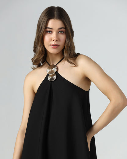 Lumi Neck Detail Playsuit