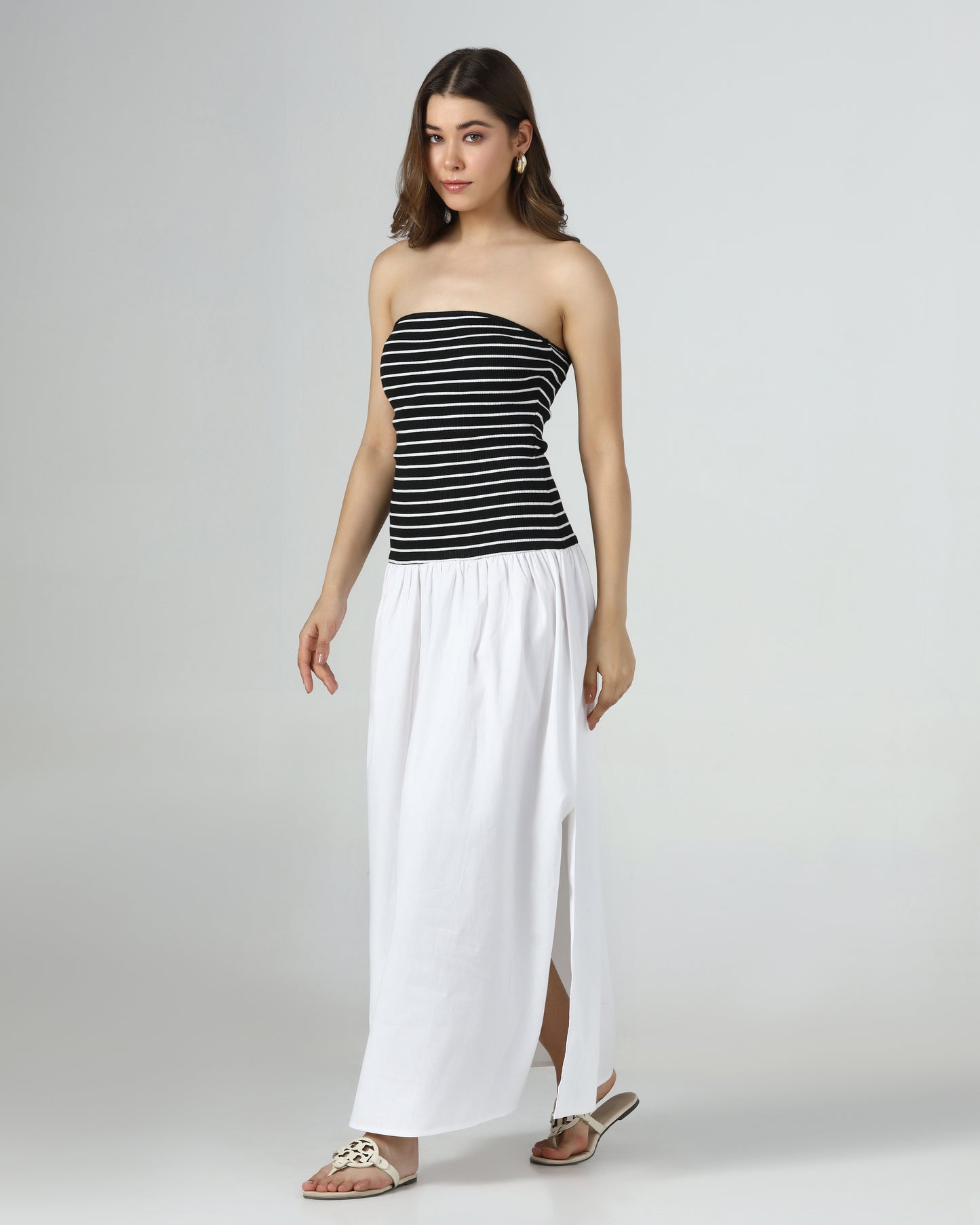 Riviera Stripe Maxi Dress