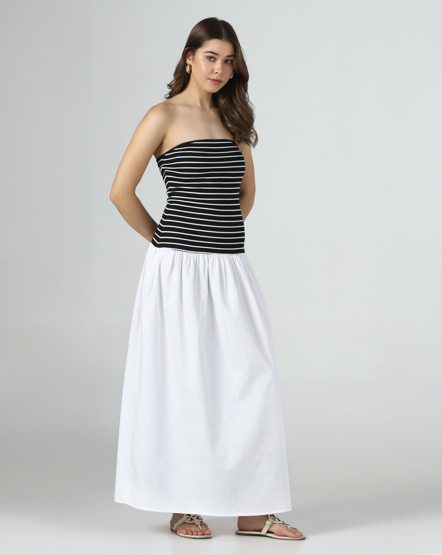 Riviera Stripe Maxi Dress