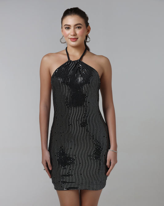 Noir Glint Dress
