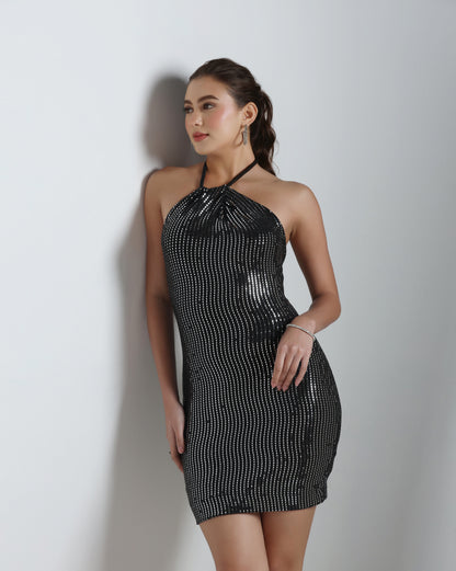 Noir Glint Dress