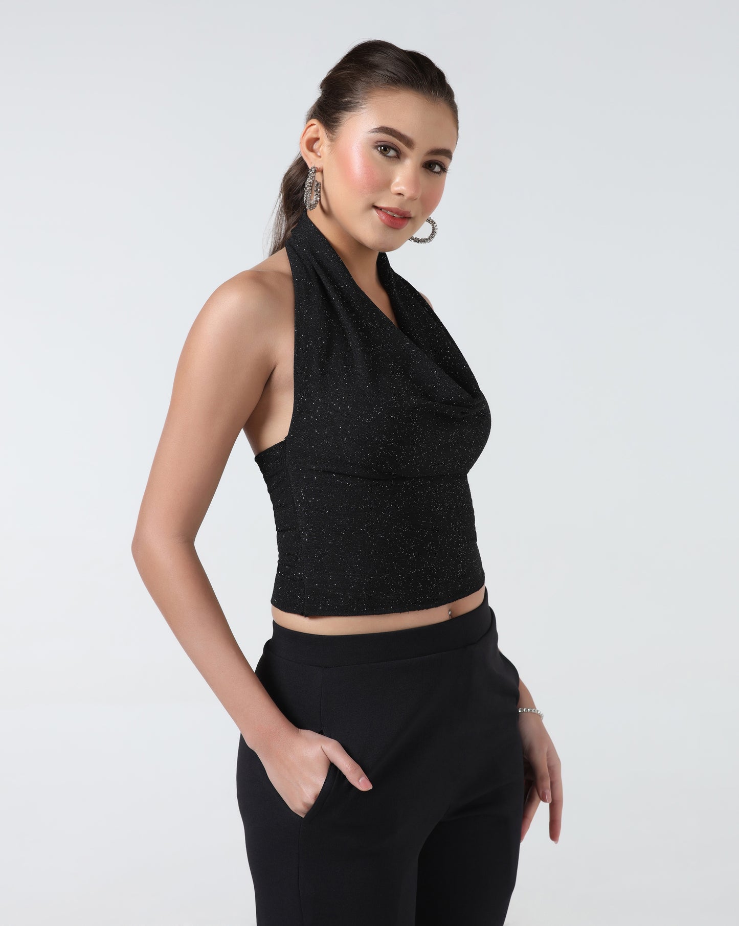 Spark Cowl Neck Top