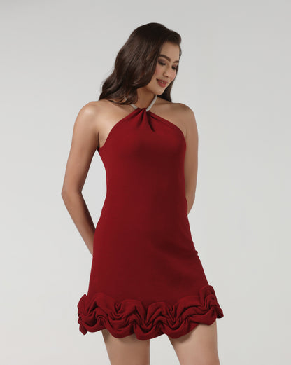 Ruby Ruffle Dress