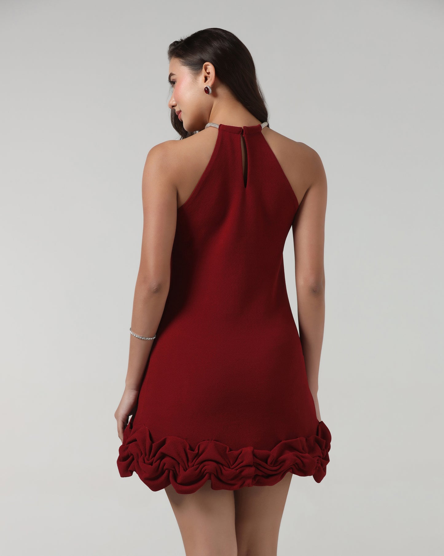 Ruby Ruffle Dress