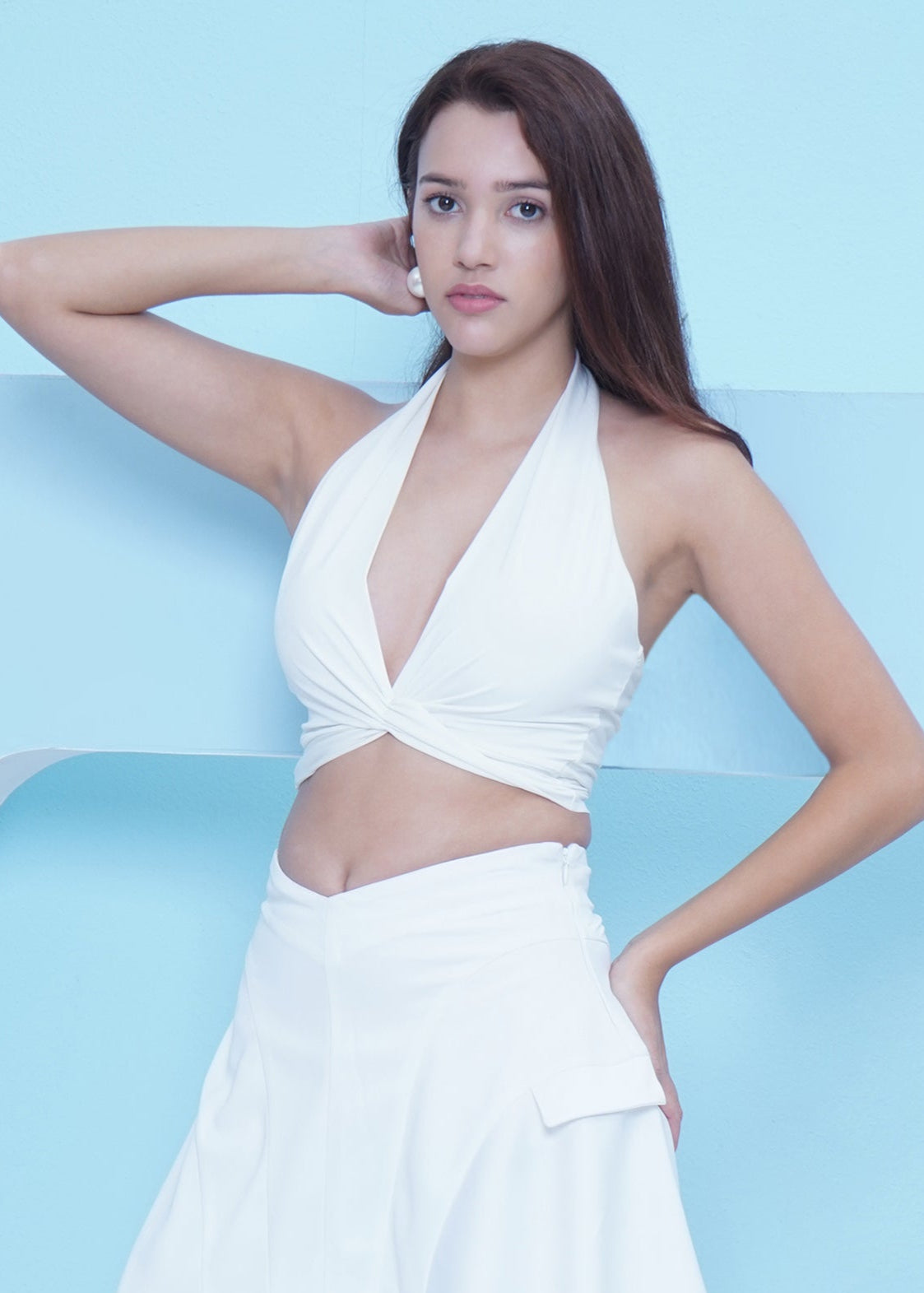 Halter Neck Twisted Top