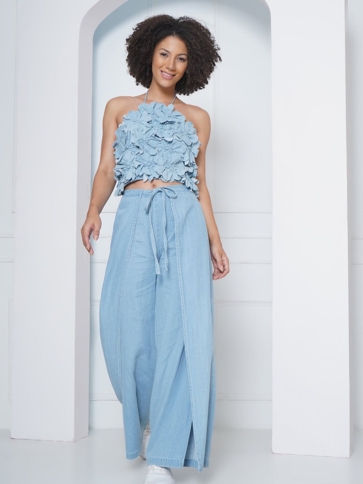 Breeze Wide-Leg Denim Pants