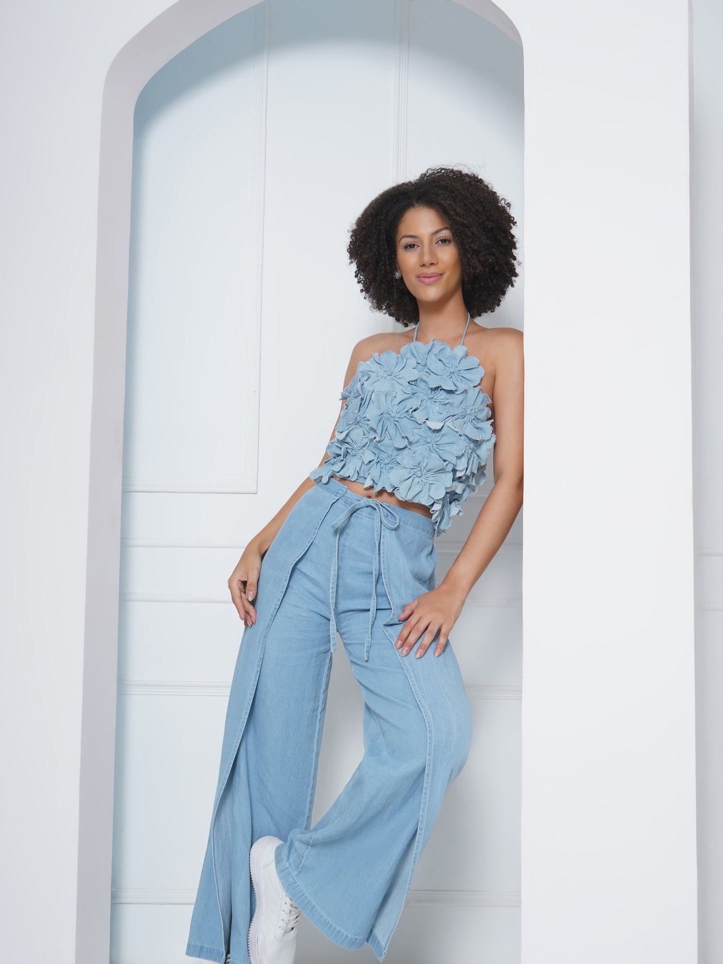 Bloom Denim Top