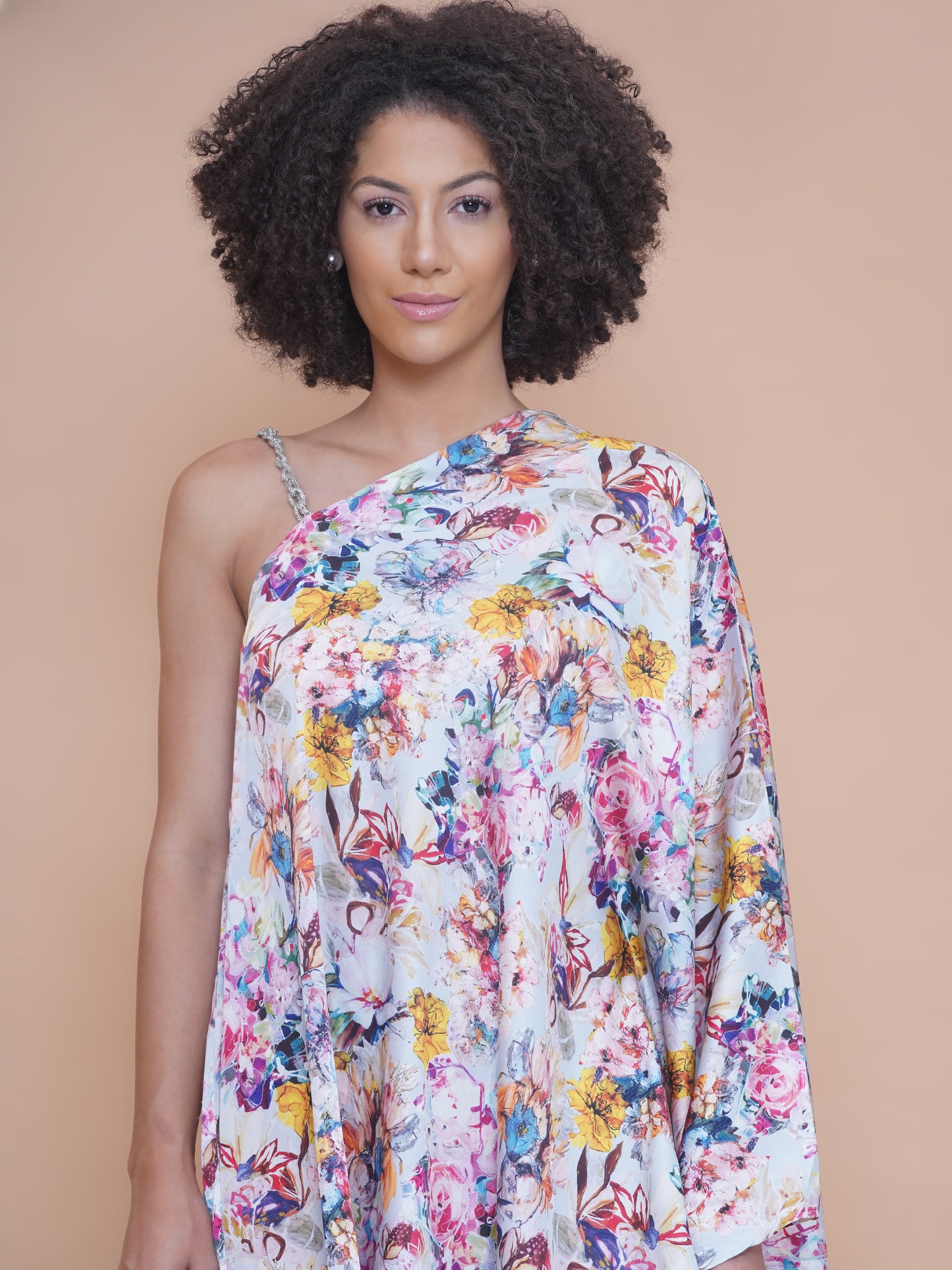 Bloom One Side Shoulder Dress