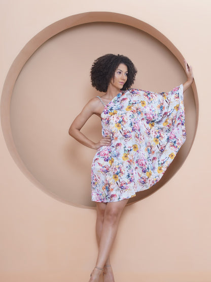 Bloom One Side Shoulder Dress