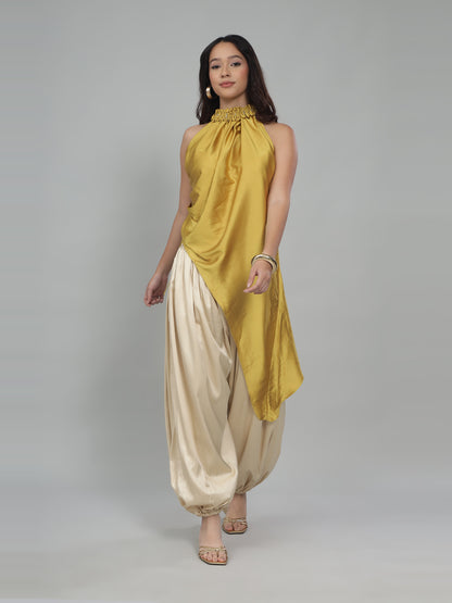 Mustard Gold Drape Set