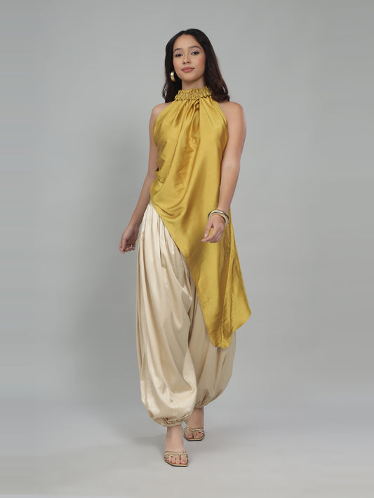 Mustard Gold Drape Set