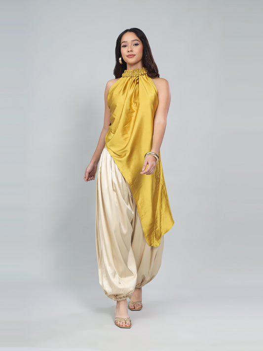 Mustard Gold Drape Set