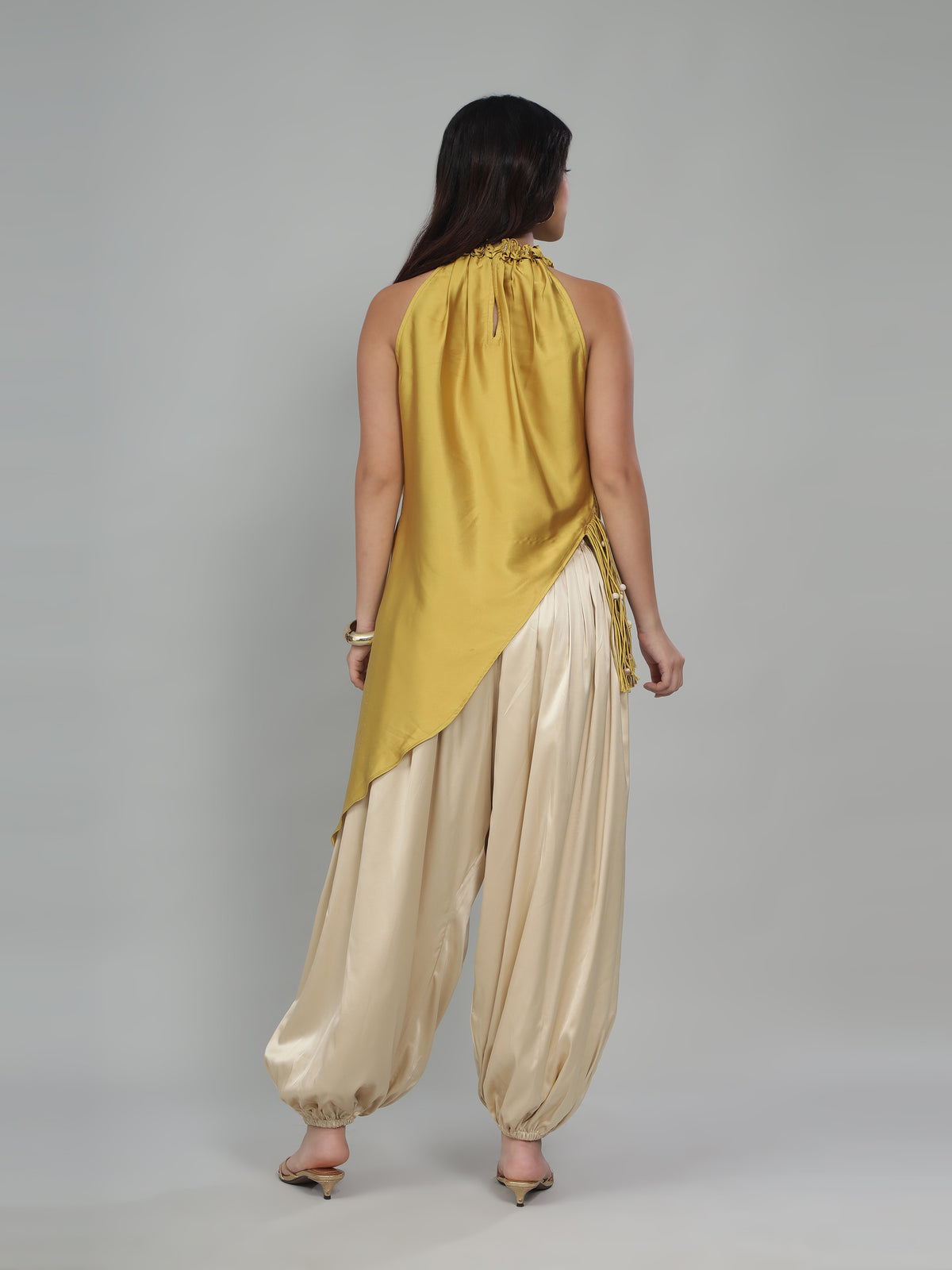 Mustard Gold Drape Set