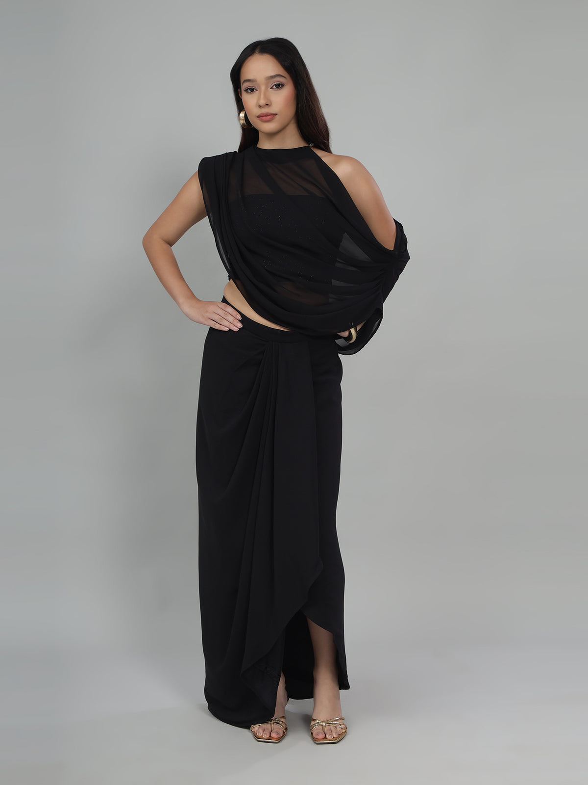 Nero Drape Co-ord Set