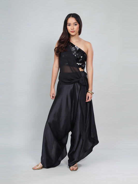 Sitara Noir Drape Set