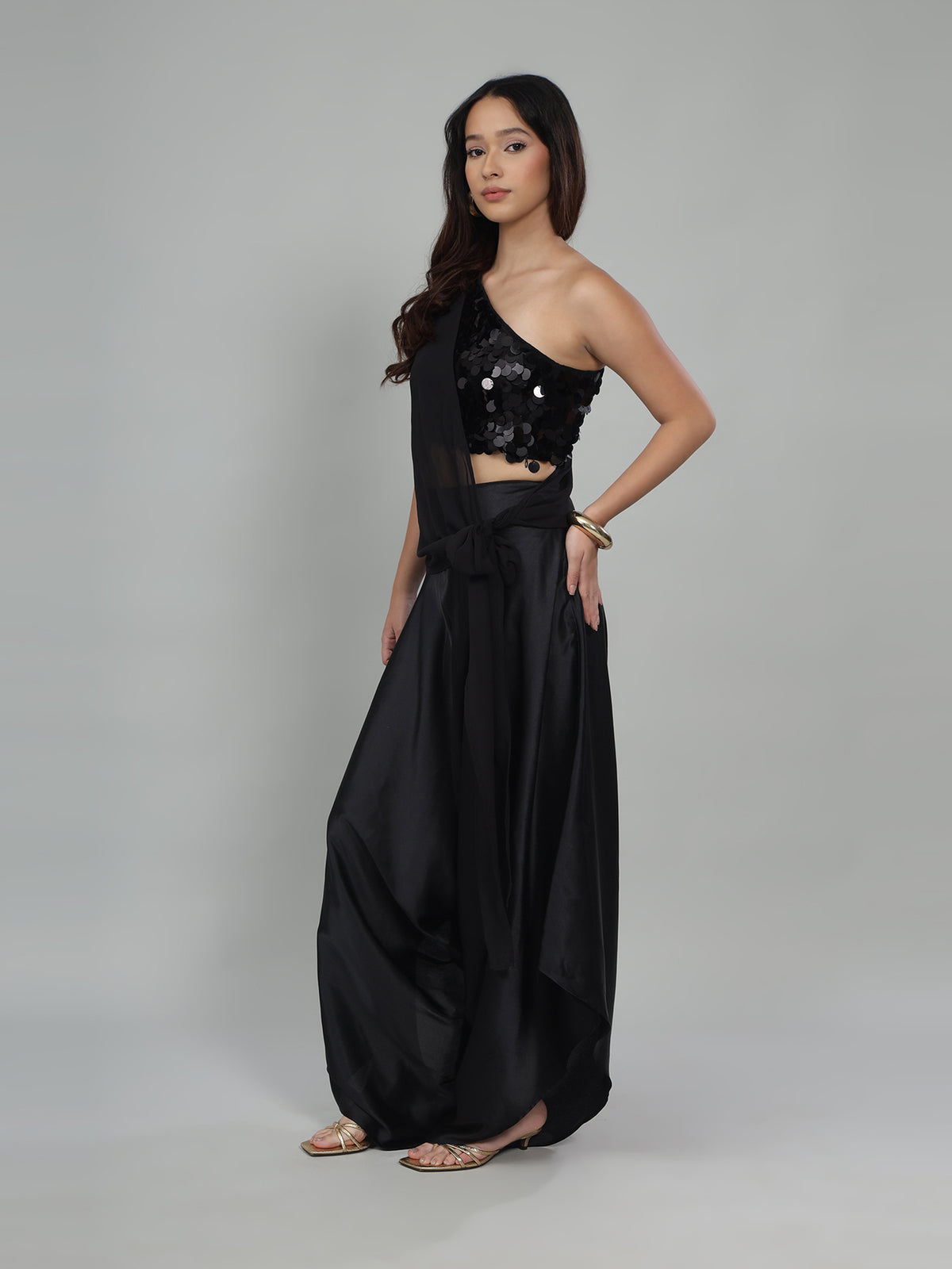 Sitara Noir Drape Set