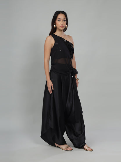 Sitara Noir Drape Set